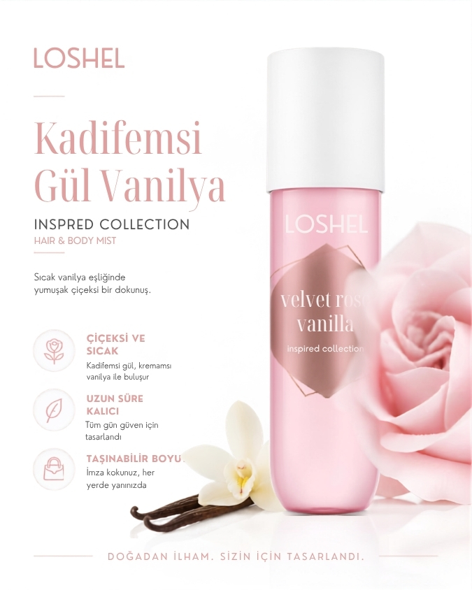 velvetrosevanilla Hair&Body Mist 100ml Velvet Rose Vanilla - Görsel 1